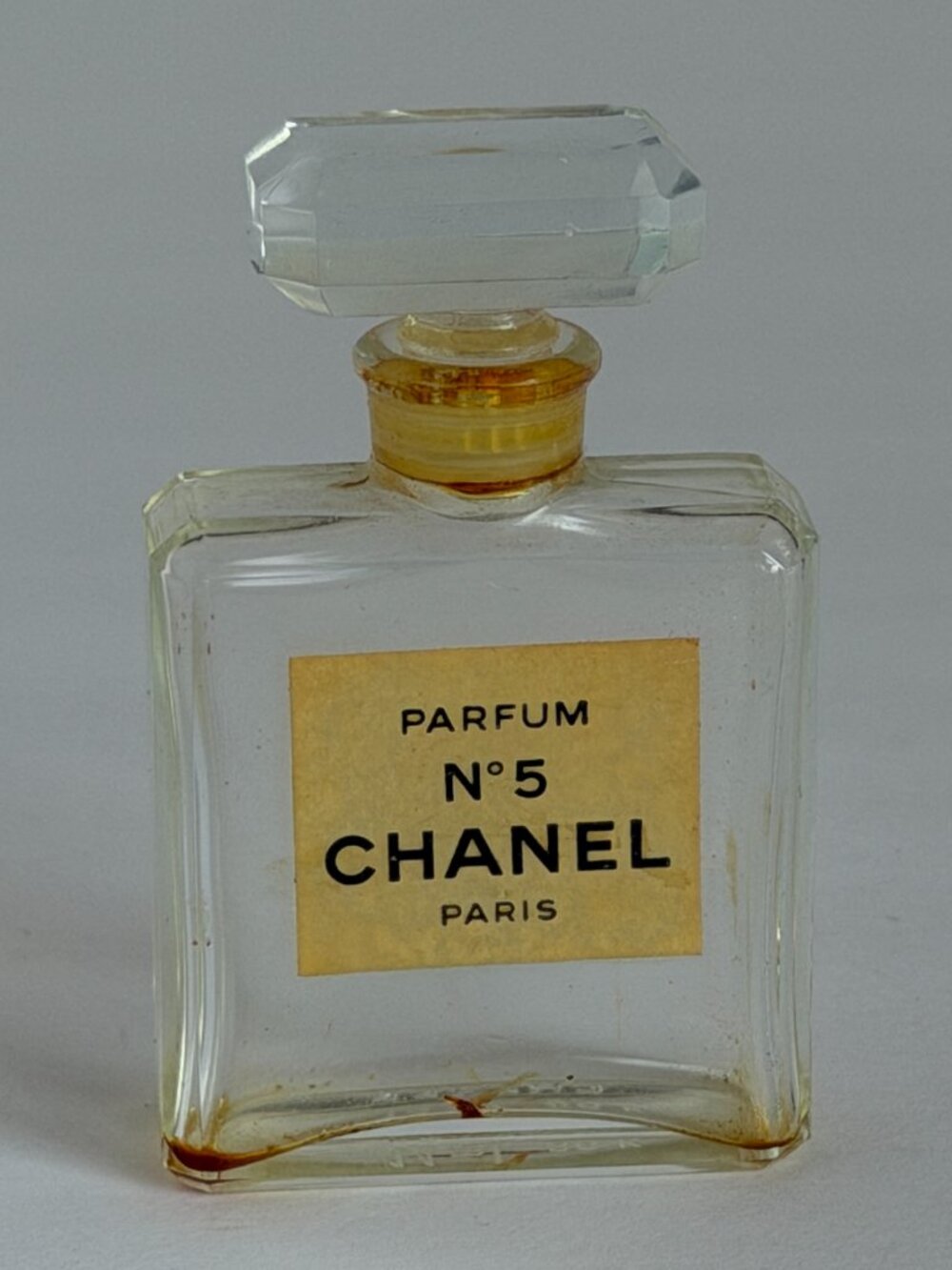 Vintage Chanel No. 5 Empty Mini Bottle 14ml 86K Collectible France